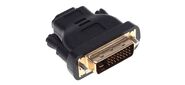 Адаптер Buro DVI-D (m) / HDMI  (f) Позолоченные контакты черный  (BHP RET ADA_HDMI-DVI)