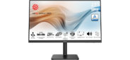 MSI Modern MD272XP 27" 16:9 FHD (1920x1080) IPS Flat,  1ms (MPRT), 1000:1, 100M:1, 300nit, 178 / 178, HDMI 1.4b, DP 1.2a, USB-C, 2xUSB-A, USB-B, Speaker, Tilt, Swivel, Height, Pivot, 100HZ, Black, 1y war-ty