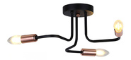 Светильник Hiper Люстра HIPER H124-3 3E1440Вт BLACK / GOLD