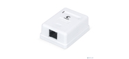 Cabeus WS-8P8C-Cat.5e-1 Розетка компьютерная RJ-45,  категория 5e,  одинарная,  внешняя,  Dual IDC