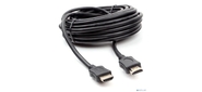 Кабель HDMI Cablexpert CC-HDMI4L-10M, 10м, v2.0, 19M / 19M, серия Light, черный, позол.разъемы, экран, пакет