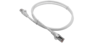 Патч-корд LANMASTER LSZH FTP кат.5e,  5.0 м,  белый