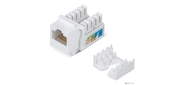 Cabeus KJ-RJ45-Cat.6-90 Вставка Keystone Jack RJ-45, категория 6, заделка тип 110, белая