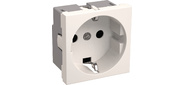 Iek  (CKK-40D-RSZB2-K01-K) РКС-20-30-П-К Розетка с з / к 2к  (на 2 модуля) ПРАЙМЕР белая