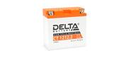 Стартерный мото аккумулятор Delta CT 1212.2 напряжение 12В, емкость 14Ач, клемма Болт + гайка ? 6 мм (ДхШхВ: 151х71х146мм Полная высота 151мм; Вес 3, 77кг; Кол-во элементов 6; Срок службы 5лет; Гарантия 1год)