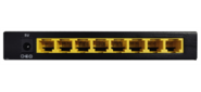 Коммутатор /  Unmanaged Switch 8x100Base-TX,  metal case