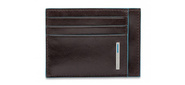 Чехол для кредитных карт Piquadro Blue Square PP2762B2R / MO коричневый натур.кожа