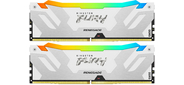 Память оперативная /  Kingston 64GB 6400MT / s DDR5 CL32 DIMM  (Kit of 2) FURY Renegade RGB White XMP