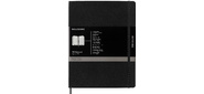 Блокнот Moleskine PROFESSIONAL SOFT PROPFNT4SBK XLarge 190х250мм 192стр. мягкая обложка фиксирующая резинка черный
