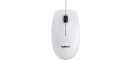 Logitech B100 2кн.+скр., белый (USB)