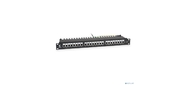 Cabeus PL-24-Cat.6-SH-Dual IDC Патч-панель 19"  (1U),  24 порта RJ-45,  категория 6,  экранированная,  с задним организатором