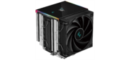 Кулер для процессора DEEPCOOL AK620 DIGITAL SE LGA20XX / 1700 / 1200 / 115X / AM5 / AM4 (9шт / кор, TDP 260W, PWM, DUAL Fan 120mm, 6 тепл. трубок, ARGB, черный) RET (R-AK620-BKADMN-GJD)