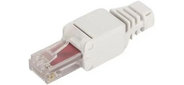 Коннектор Lanmaster LAN-TMP-S6 полевойRJ45 кат.6 STP бел. (упак.:1шт)