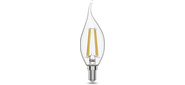 GAUSS 104801211 Светодиодная лампа LED Filament Свеча на ветру E14 11W 750lm 4100K 1 / 10 / 50