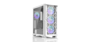 ZALMAN Z10 DUO White,  ATX,  WHITE,  WINDOW,  2x3.5",  2x2.5",  2xUSB3.0,  1xUSB 3.1 Type-C,  FRONT 3x120mm Infinity Mirror ARGB,  REAR 1x120mm Infinity Mirror ARGB,  replaceable front panel