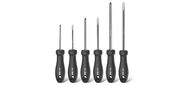 Набор отверток ";Home Series"; Deli HT1006 6шт SL3x75+SL5x100+SL6x150+PH0x75+PH1x100+PH2x150 Эксклюзивный дизайн. Рукоятка из высококачественного софттач пластика
