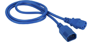 Lanmaster LAN-PP13 / 14-1.5-BL Шнур питания C13-C14,  3х0.75,  220В,  10А,  синий,  1.5 метра