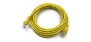 Патч-корд Buro UTP 4 пары cat5E CCA molded 3м желтый RJ-45  (m)-RJ-45  (m)