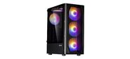ZALMAN N4 Rev.1, ATX, BLACK, WINDOW, 2x3.5", 2x2.5", 2xUSB2.0, 1xUSB3.0, FRONT 3x140mm RGB, REAR 1x120mm RGB, TOP 2x120mm RGB