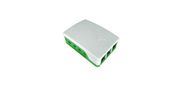 Корпус ACD White+Green ABS Case for Raspberry 4B