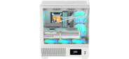 Корпус Formula V Line Crystal E1 White,  ATX,  TYPE-C*1,  USB3.0*2,  Switch Display Panel