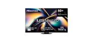 Телевизор Mini LED 75'' Hisense / 75", Ultra HD, Mini LED, Local Dimming Zones 2880, 48-165Hz, Smart TV (ОС VIDAA U9), Wi-Fi 6E, DVB-T2 / T / C / S2 / S, HDR 10+, Dolby Vision, Dolby Atmos, Bluetooth, FreeSync Premium Pro, 4.1.2 ch 2*15W (Main)+2*10W (Side)+20W (Subwoofer)+2*10W (Upper), CI+ (1.4), 3хHDMI, 2хUSB, DP (Type-C), Charcoal grey, 2025