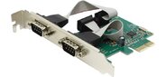 ORIENT XWT-PE2S COM RS-232  (2 внешн. 9pin) PCIe x1