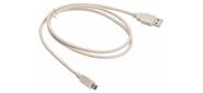 Кабель Buro USB2.0-M5P-1 USB A (m) mini USB B (m) 1м серый