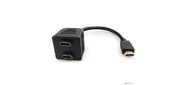 Bion разветвитель HDMI  (M) - 2xHDMI  (F),  v1.4,  1920x1080@60Hz,  0.20 м  [BXP-A-2HT1]