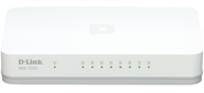 D-Link DGS-1008A / B1A / C1A / C1B / D1A Неуправляемый коммутатор с 8 портами 10 / 100 / 1000 Base-T и функцией энергосбережения
