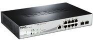 D-Link DGS-1210-10P / ME Управляемый коммутатор 2 уровня с 8 портами 10 / 100 / 1000Base-T с поддержкой PoE и 2 портами 1000Base-X SFP
