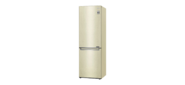 Холодильник LG Electronics 1860x595x68.2,   холодильная камера 247 л,  морозильная камера 127 л,  Total No Frost,  инверторный мотор,  нижняя морозильная камера,  бежевый