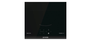 Встраиваемая варочная панель GORENJE GI3201BC, индукционная, без рамки, сенсорное управление, 2 конфорки, таймер, блокировка от детей, PowerBoost, цвет черный
