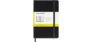 Блокнот Moleskine CLASSIC MM712 Pocket 90x140мм 192стр. клетка твердая обложка фиксирующая резинка черный