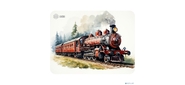 Коврик для мыши Cactus Locomotive 400x300x3мм  (CS-MP-PRO17XL)