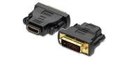 Адаптер-переходник Vention DVI 24+1 M /  HDMI 19F Двунаправленный