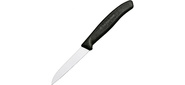 Нож кухонный Victorinox Swiss Classic  (6.7403) стальной для овощей лезв.80мм прямая заточка черный