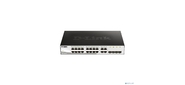 D-Link DGS-1210-20 / F2A Настраиваемый коммутатор WebSmart с 16 портами 10 / 100 / 1000Base-T и 4 комбо-портами 100 / 1000Base-T / SFP