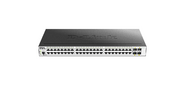 D-Link DGS-3000-52L / B,  L2 Managed Switch with 48 10 / 100 / 1000Base-T ports and 4 1000Base-X SFP  ports.16K Mac address,  802.3x Flow Control,  4K of 802.1Q VLAN,  VLAN Trunking,  802.1p Priority Queues,  Tr
