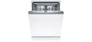 Serie 6,  Встраиваемая посудомоечная машина 60см.,  SilencePlus; Класс A-A-A; загрузка на 14 комплектов посуды,  сенсорное управление,  8 программ,  59.8x55x81.5-87.5 см, сушка: с открыванием дверцы / с теплообменником,  индикация на полу: проекция дисплея