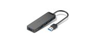Концентратор Vention OTG USB 3.0 на 4 порта Черный - 0.15м.