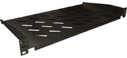 Полка стационарная NTSS NTSS-FF-250-BL 1U нагр.:20кг. 19" 250мм черный  (упак.:1шт)