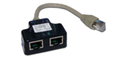 Y-адаптер, 2 компьютерных порта, экранированные