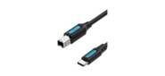 Кабель Vention USB 2.0 Type C M / BM - 1 м.