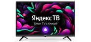 Digma 32" DM-LED32SBB35 Яндекс.ТВ черный FULL HD 60Hz DVB-T DVB-T2 DVB-C DVB-S DVB-S2 USB WiFi Smart TV