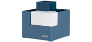 Подставка Deli EZ072BLUE Linfini 6отд. для письменных принадлежностей 120x120x123мм синий