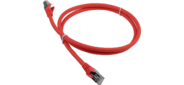 Патч-корд LANMASTER LSZH FTP кат.6A,  1.0 м,  красный