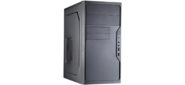 Case Foxline FL-733 mATX case,  black,  w / PSU 500W 12cm,  1xPCIe (6+2pin),  w / 2xUSB2.0,  w / pwr cord,  w / o FAN