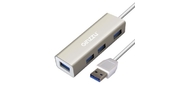 HUB GR-517UB Ginzzu USB 3.0,  4 порта USB3.0,  20см кабель