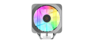 Кулер для процессора Ocypus Delta A40 EX BK ARGB, 120mm ARGB FAN, 4 HEAT PIPES, 4-PIN PWM, 500-1800 RPM, 29DBA, HYDRO BEARING, LGA115X / 1200 / 1700 / 18XX, AM4 / AM5